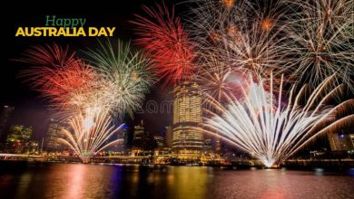 Australia day fireworks Brisbane 2025 Time with Time Zone