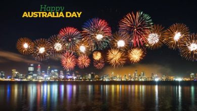 Australia day fireworks Perth 2025 Time with Time Zone