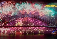 Australia day fireworks time 2025