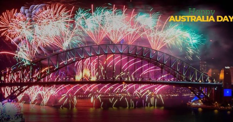 Australia day fireworks time 2025